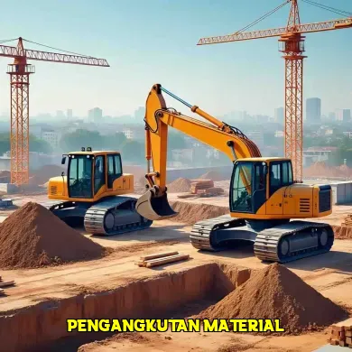 Pengangkutan Material Proyek Ruko dengan Alat Berat di Jogja